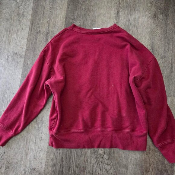 The Wing 'A Real Piece of Work' Maroon Crewneck - Picture 3 of 4